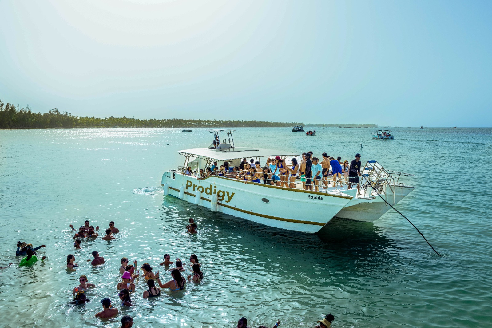Party boat tour in Punta Cana